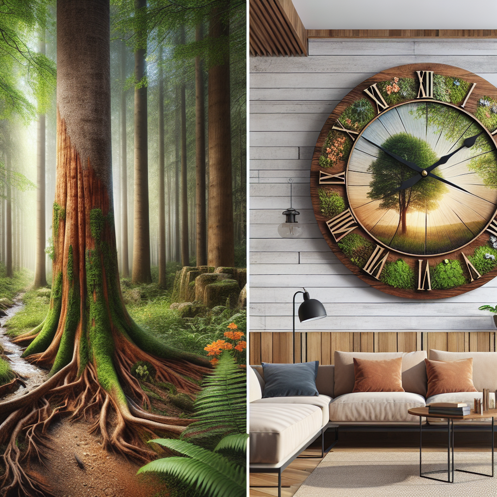 Fra skov til stue: Historien om trævægure